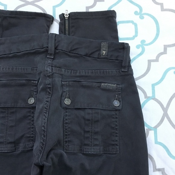 ๐๐CUTE! 7FAM CARGO ZIPPER SKINNY๐๐25(0) 28.5โ - Picture 1 of 8